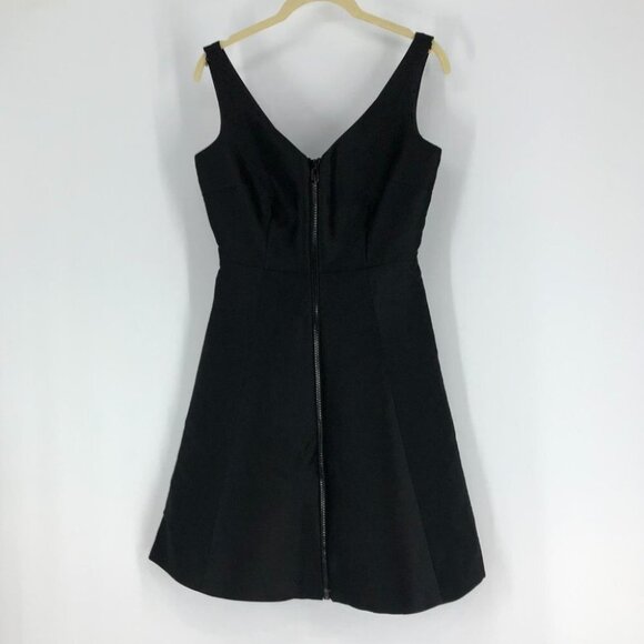 NWT Kate Spade black Zip Up fit & flare dress  size 0 - Picture 6 of 16